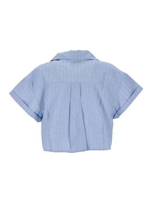 camicia DISCLAIMER | 26EDS55621CELESTE LUREX